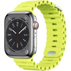 Sport Soft Silicone Compatible with Apple Watch Ocean Band Wristband Ultra 9 8 7